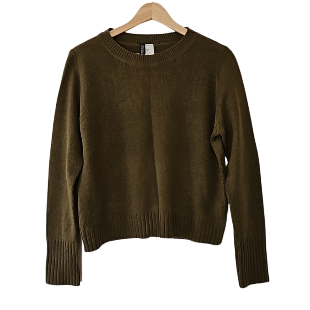 H&M Pullover Dark Green Sweater